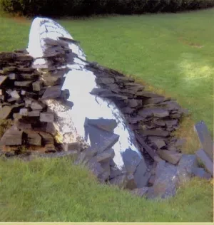 Relief en marbre et ardoise au CES de GACIE dans l'Orne